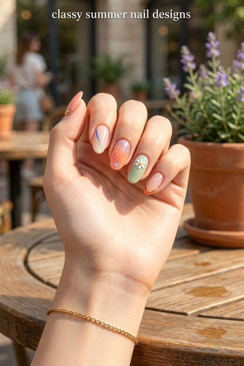 Classy Nail Designs: 75+ Elegant Ideas for Every Shape, Season & Style in 2026 10 Classy Summer Nail Designs