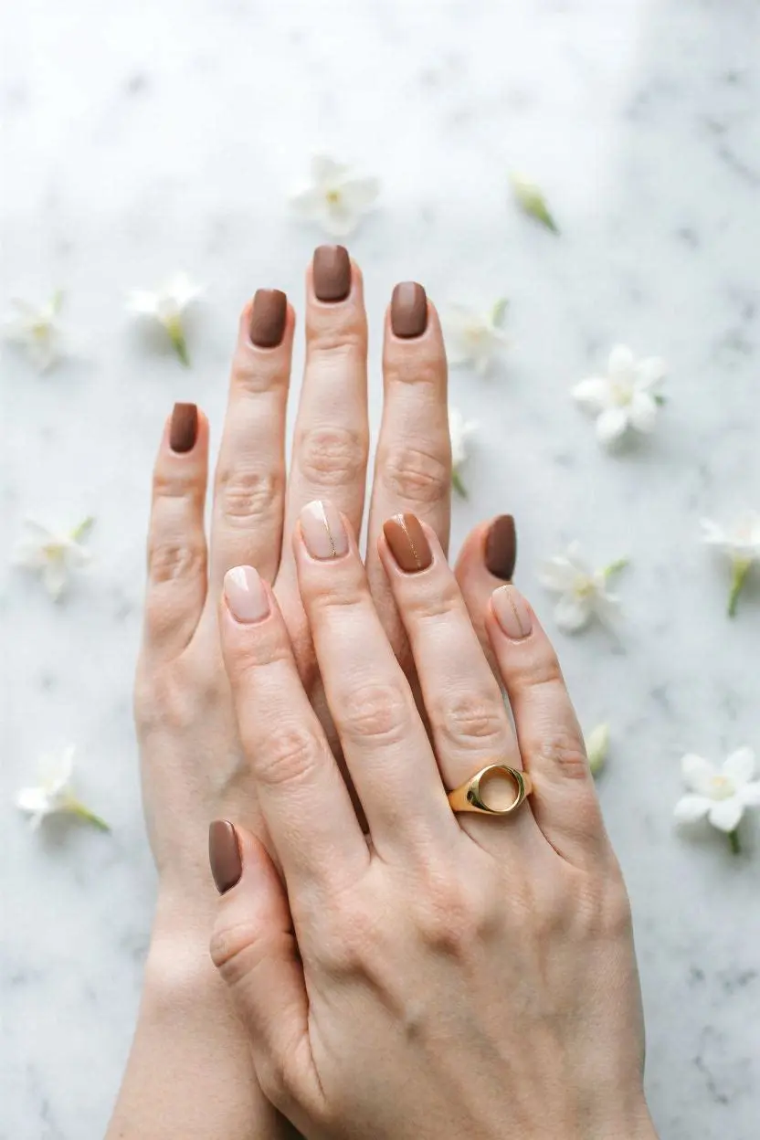 50+ Brown Nail Designs Trending in 2026 4 Classy Trendy Brown Nail Art Designs