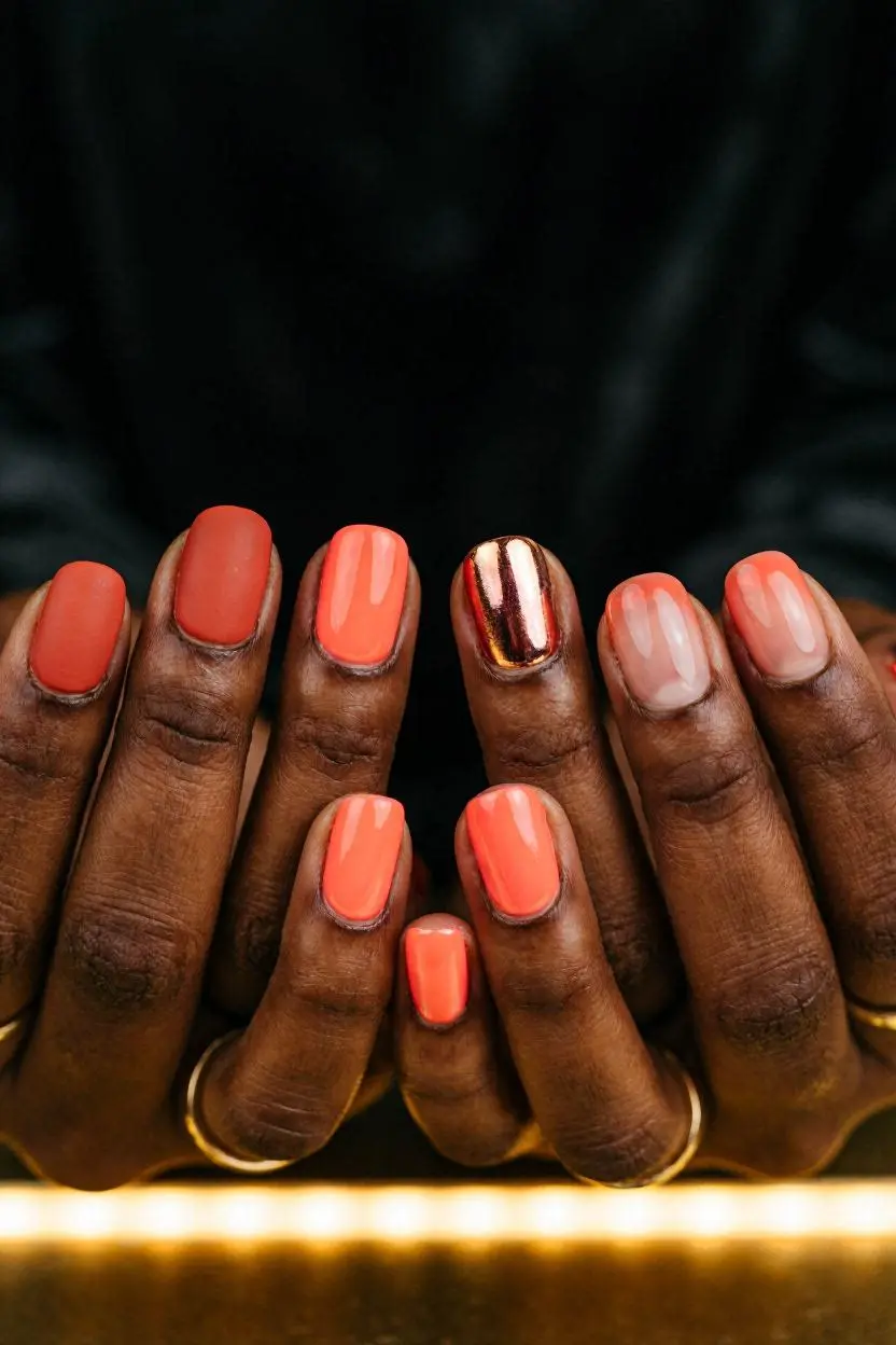 Coral Nail Design Ideas Simple Classic Styles