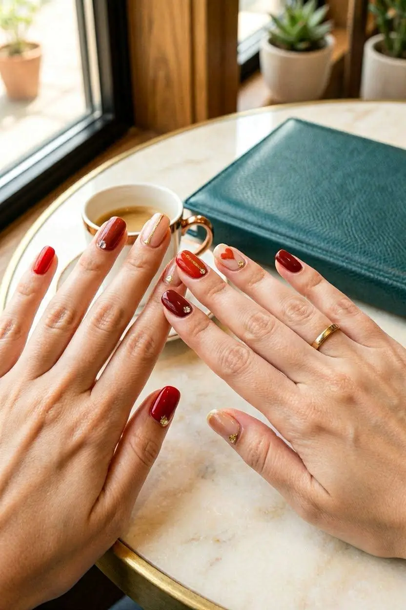 Cute Red Nail Designs