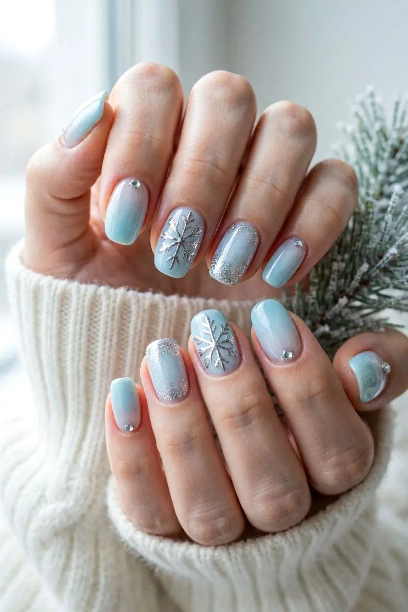 Cute Winter Nail Designs