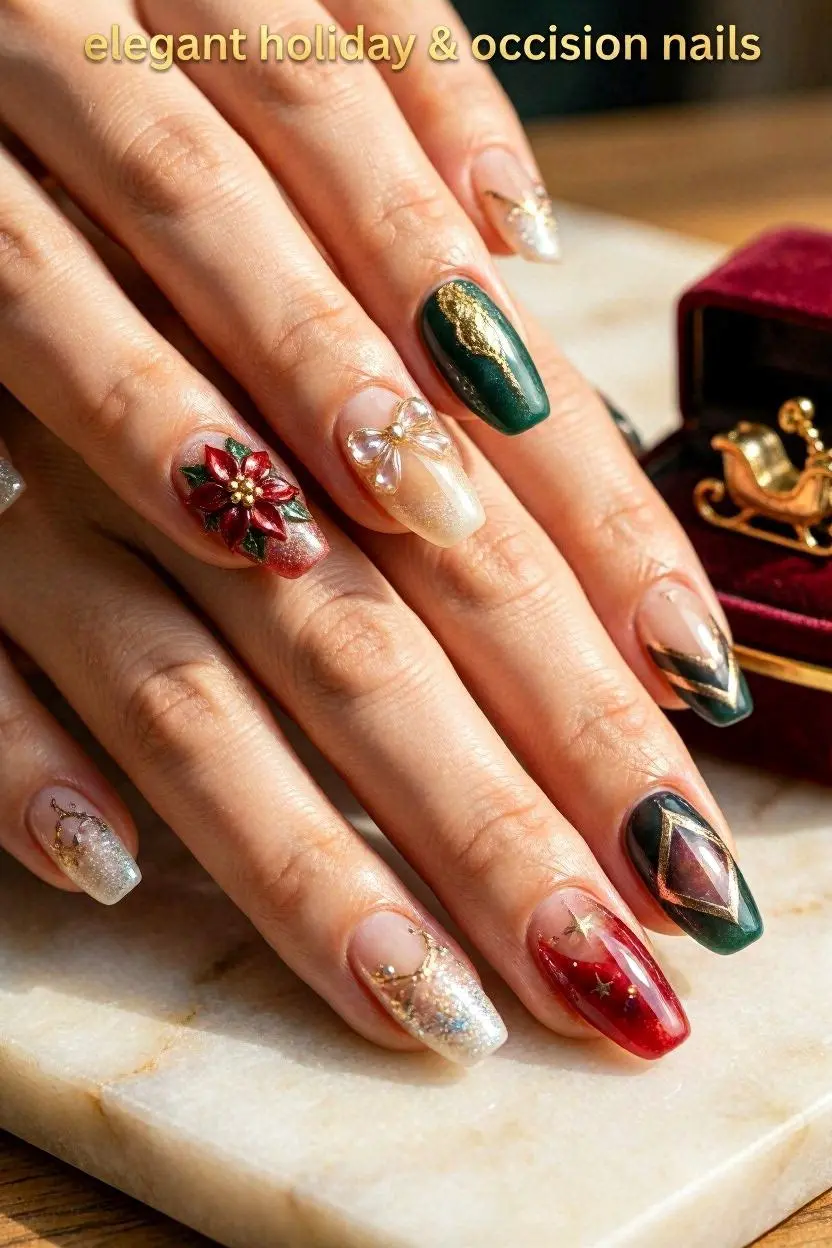 Elegant Holiday & Occasion Nails