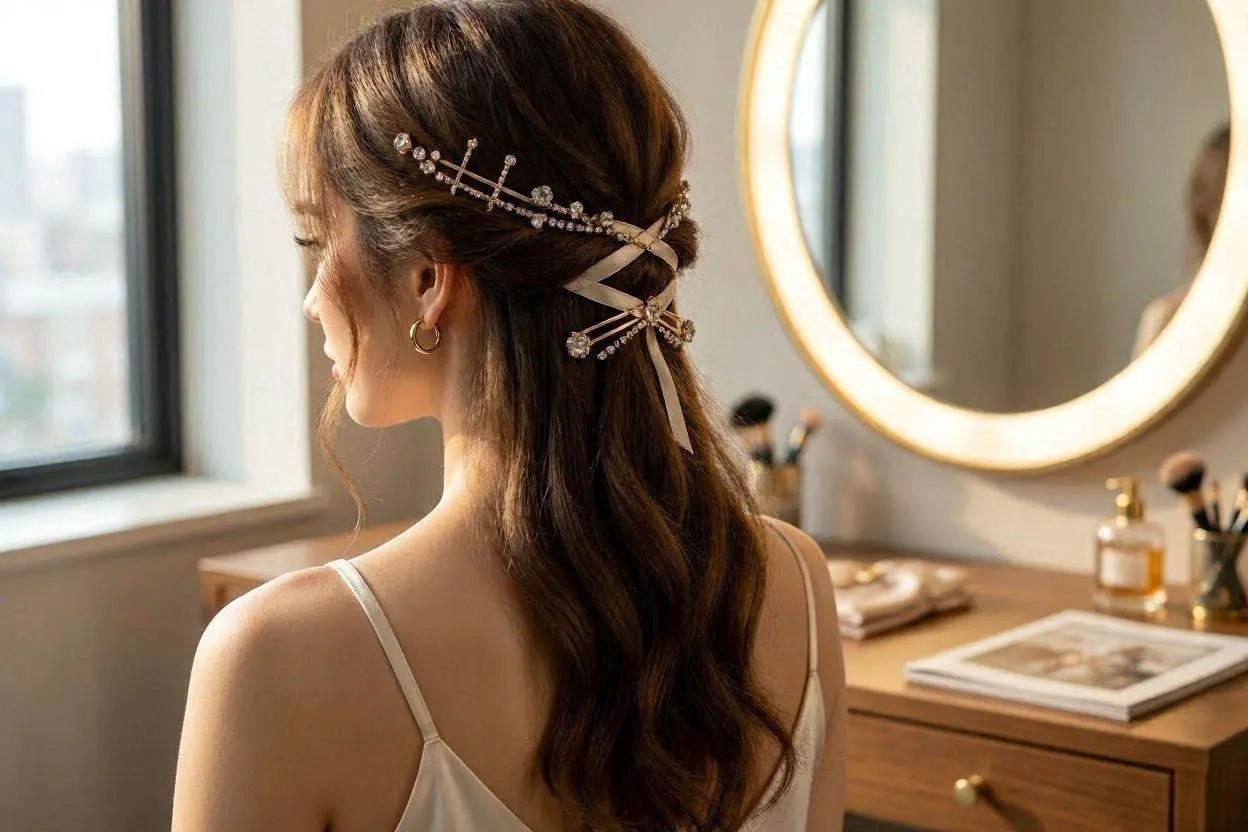 Embellishments for Long Hair hairstyle