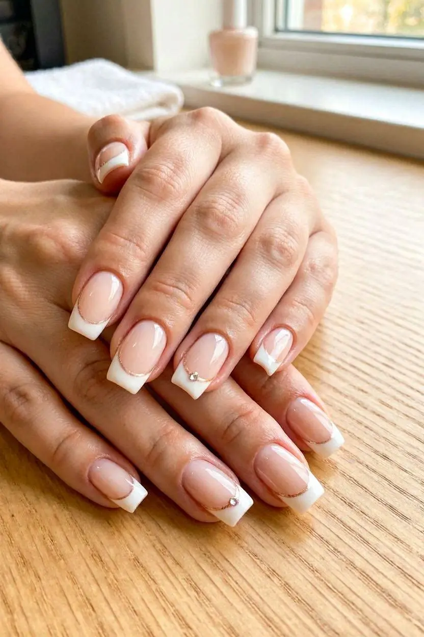 FRENCH TIPS & REVERSE FRENCH EDGE NAILS