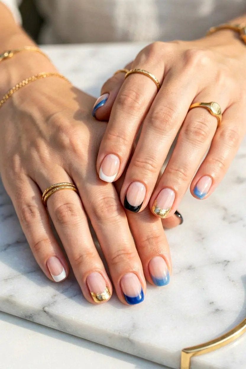 French & Modern Round French Tips