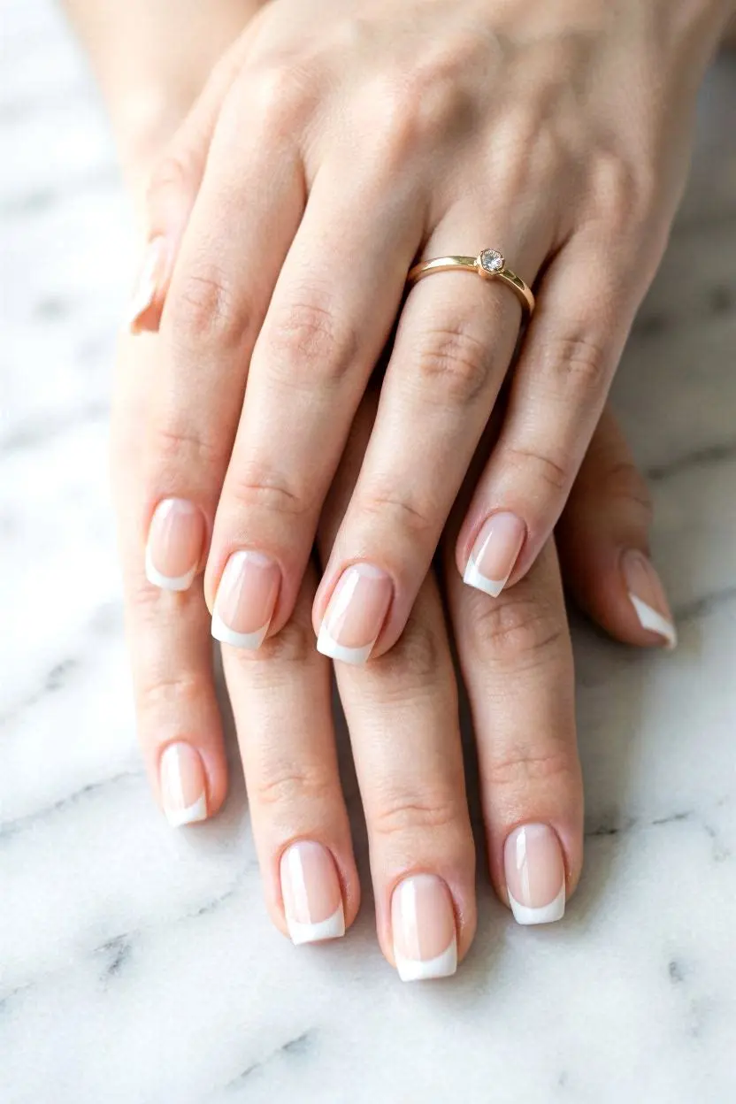 French Tip Ballerina Nails