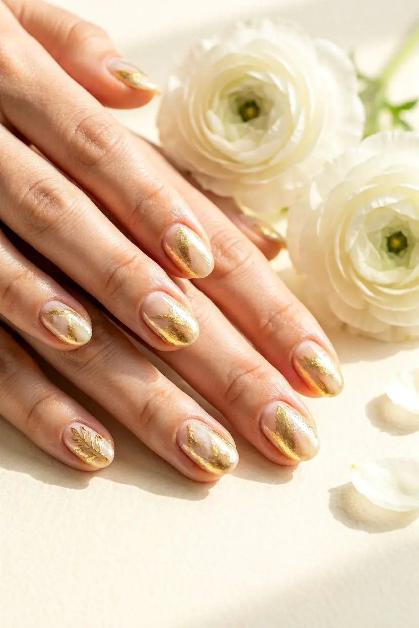 Gold Nail Art Designs