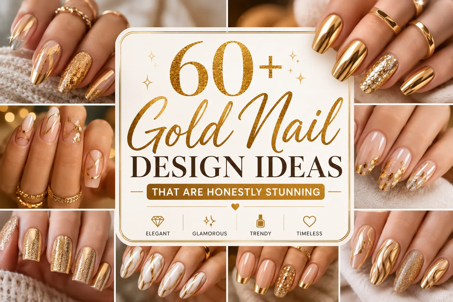 Gold Nail Design Ideas