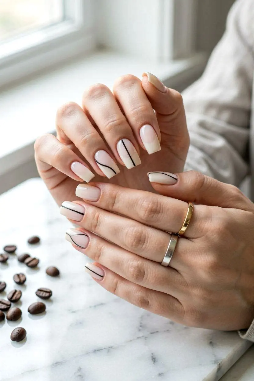 Long Coffin Nail Designs