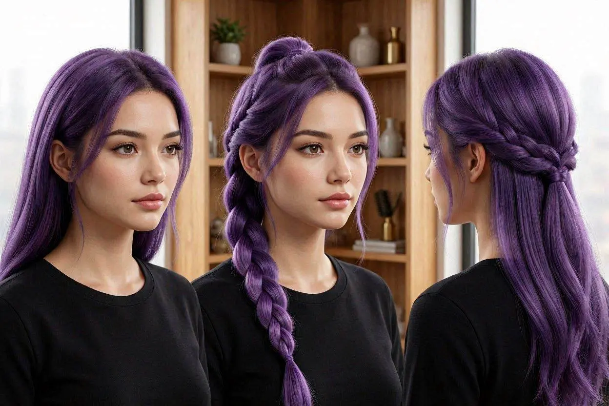Long Hair Bump Braid