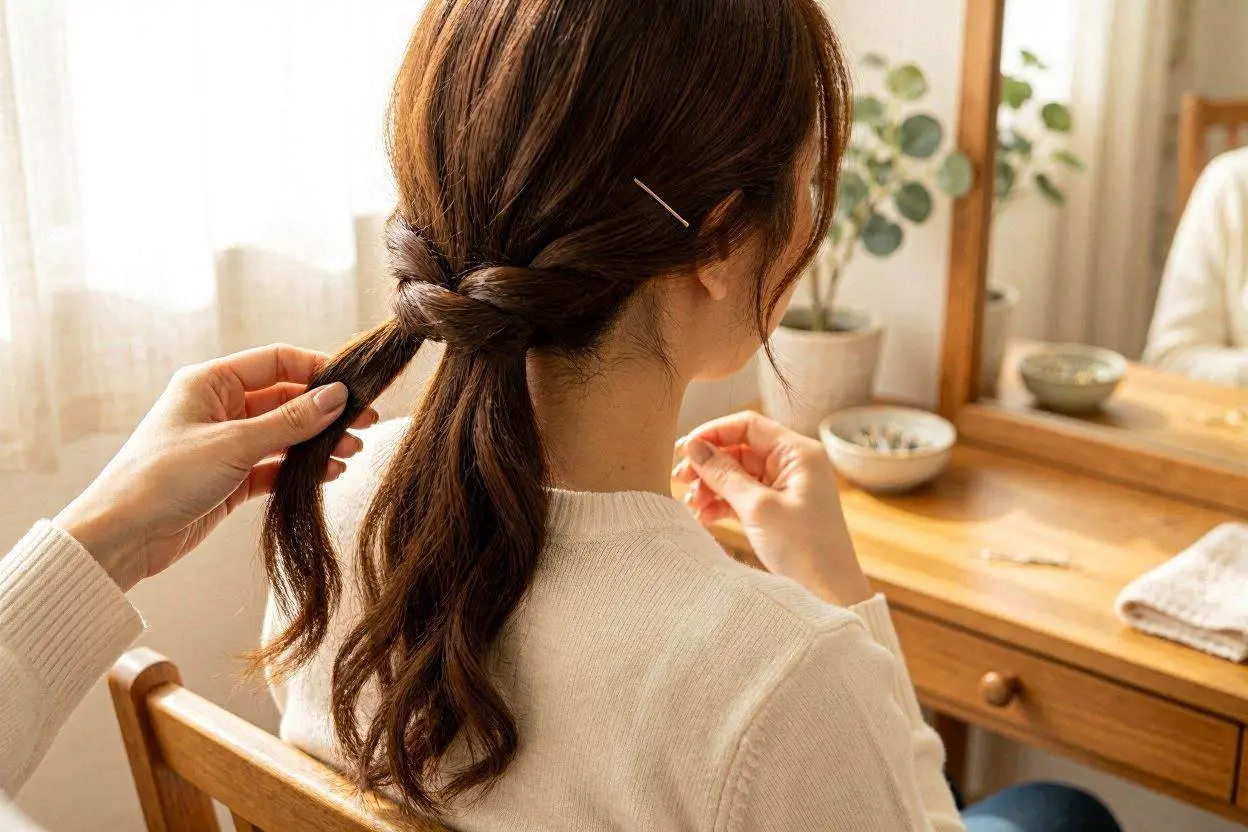 Long Hair Twist and Wrap