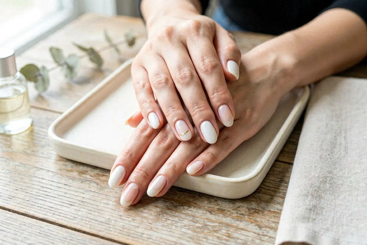 Minimalist White Nail Ideas