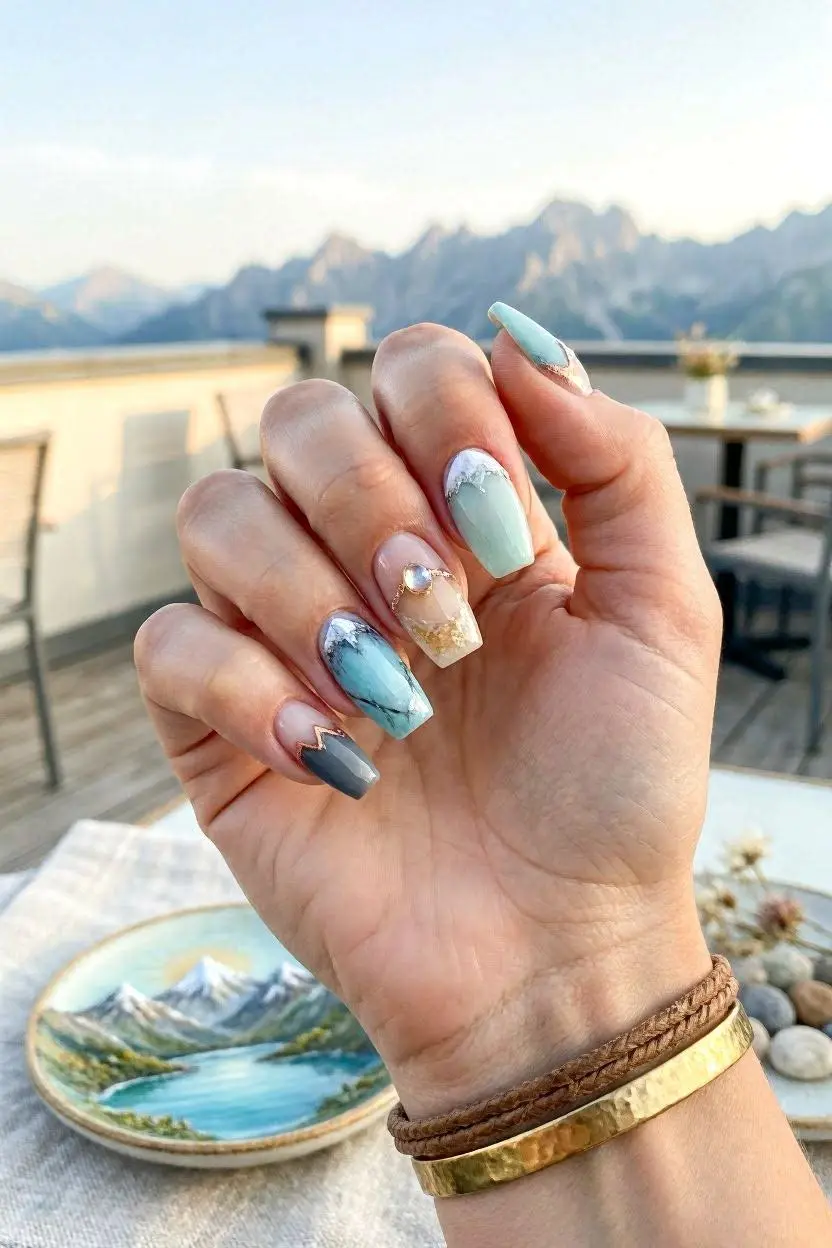 Mountain Peak Nail Styles for Summer
