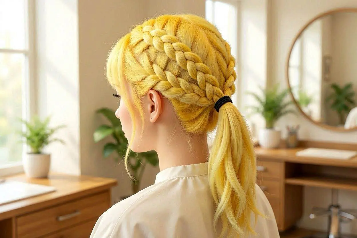 Multicolored Long Hairstyle