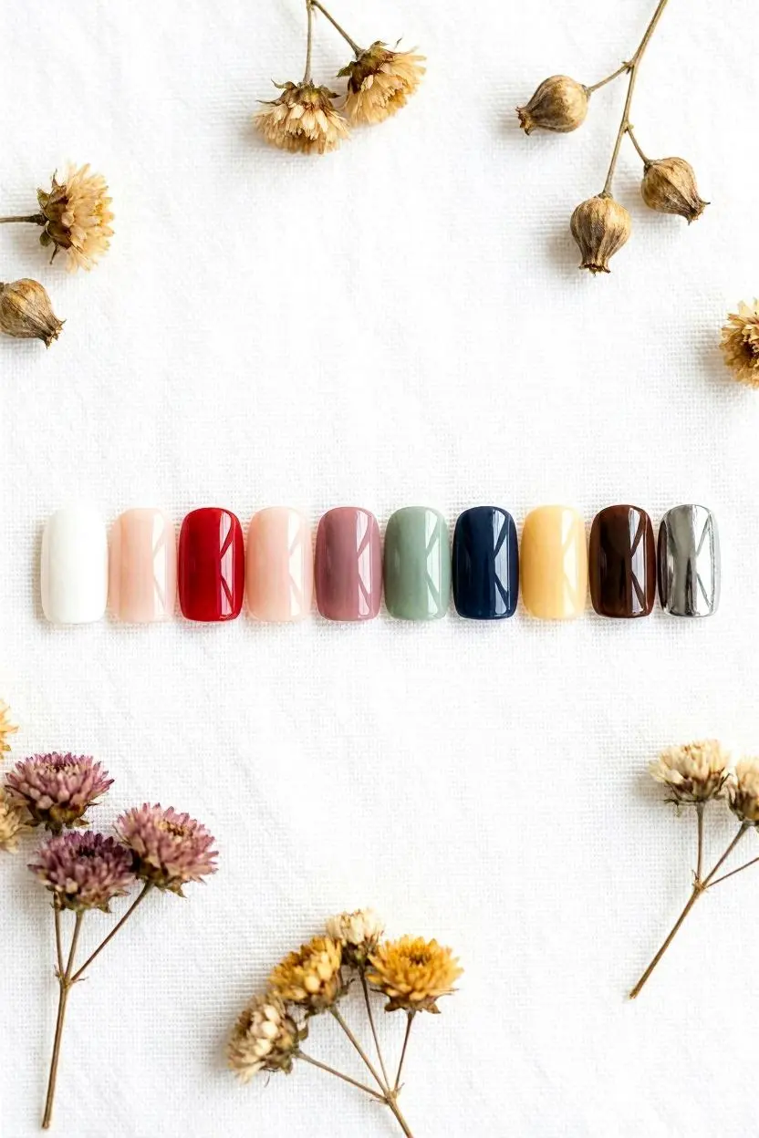 OMBRE GRADIENT VERY SHORT NAILS