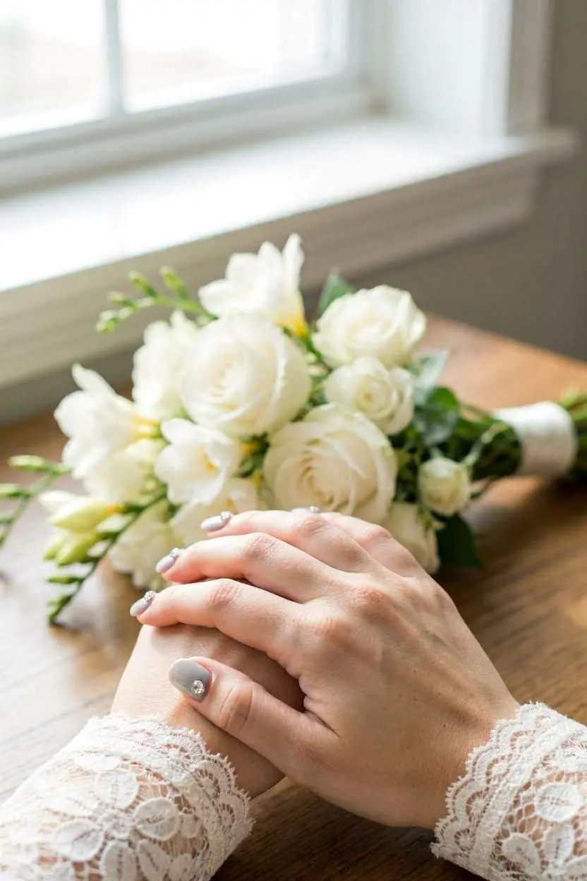 Occasion-Based Grey Nail Ideas