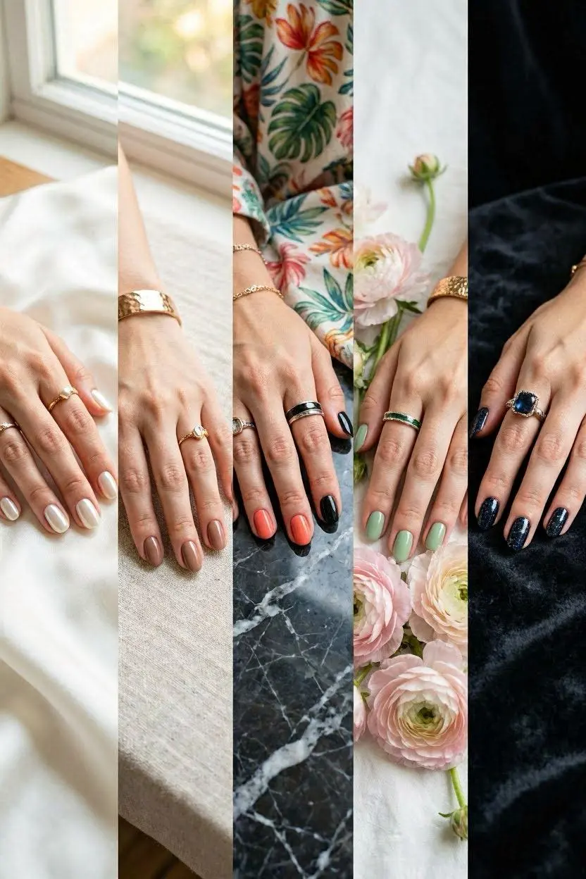 Occasion-Based Oval Nail Designs