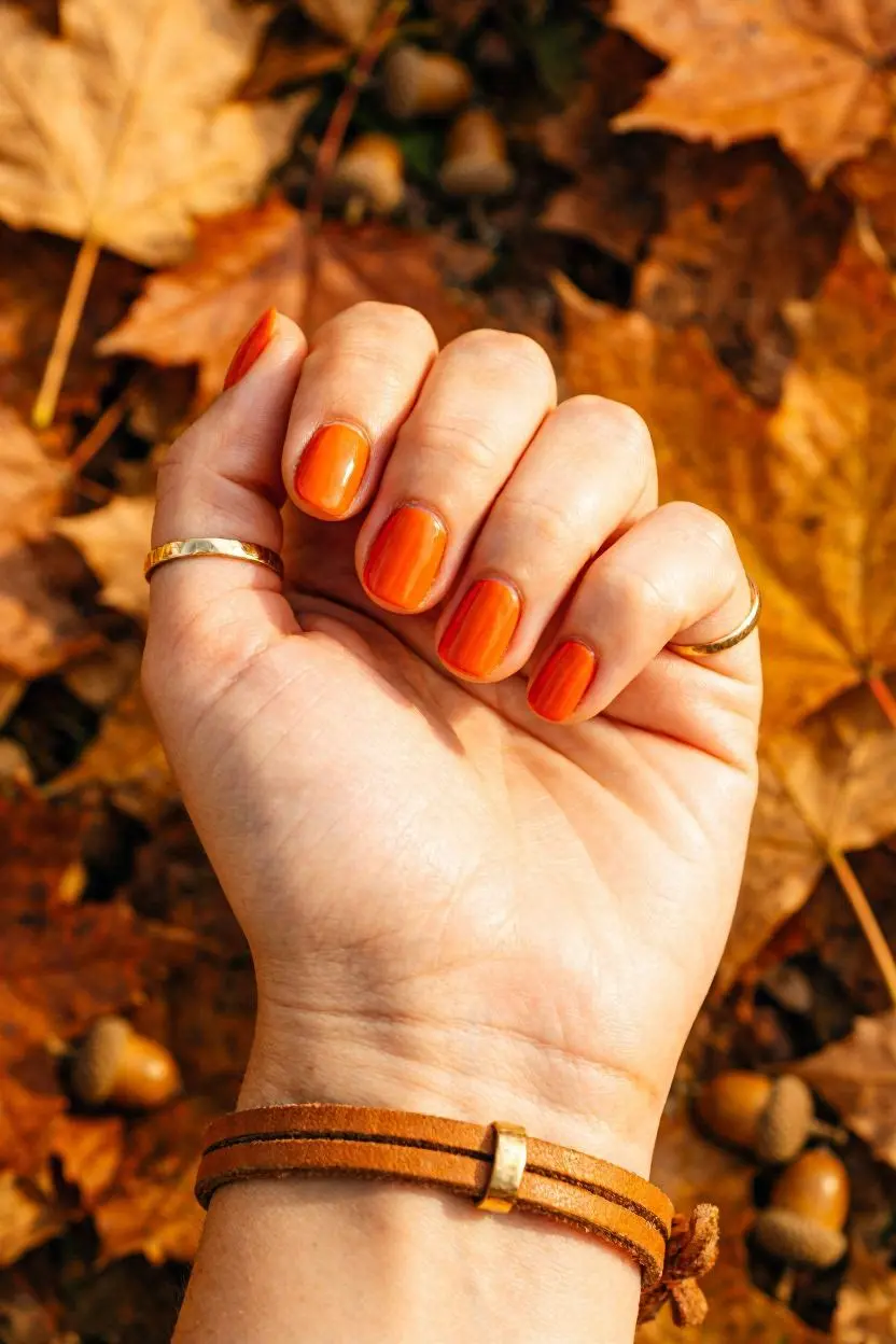 Orange Nails by Season