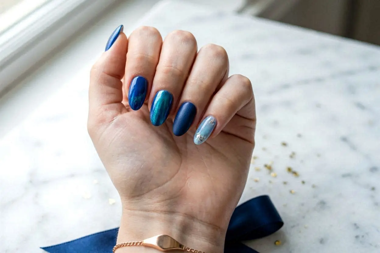 Premium, Luxury & Creative Blue Nail Ideas