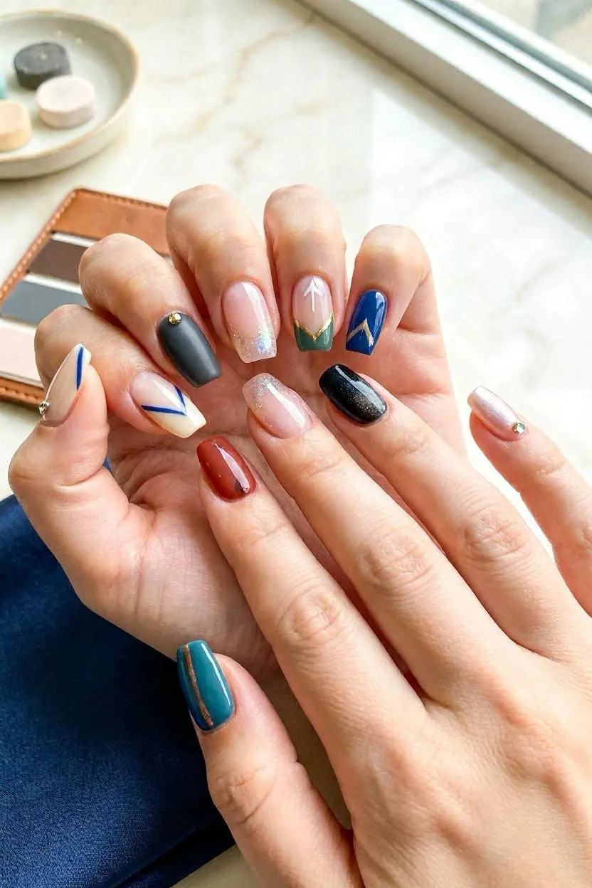 SHORT ARROWHEAD NAIL DESIGNS