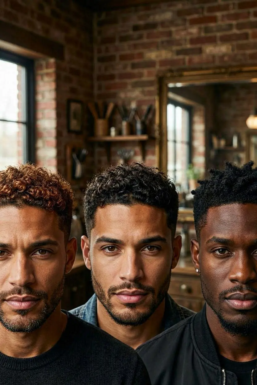 Short Curly Hairstyles for Men