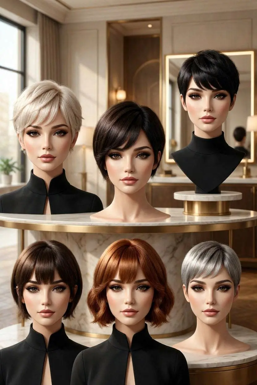 Short Hairstyles With Bangs