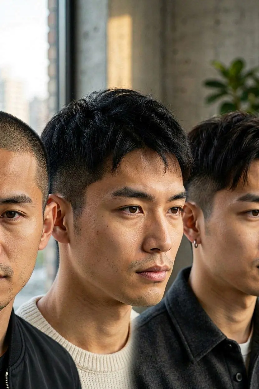 Short Hairstyles for Asian Men