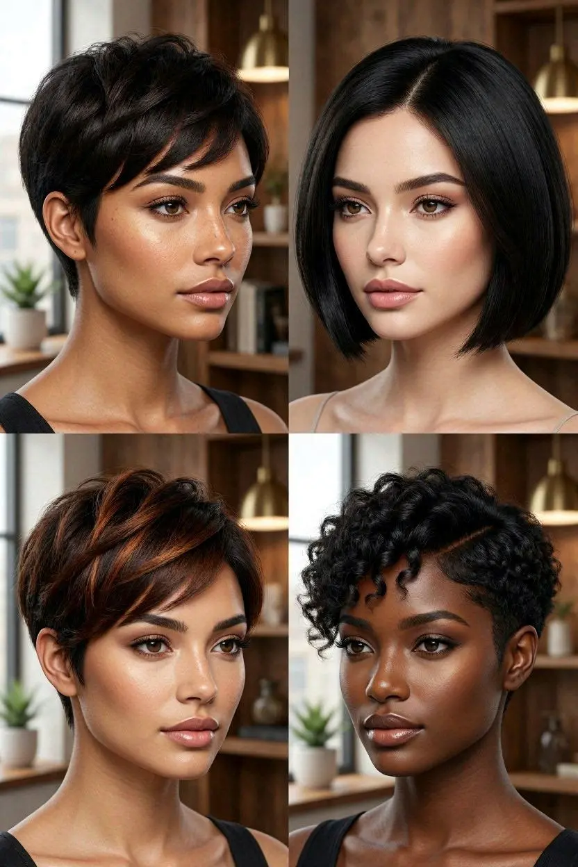 Short Hairstyles for Oval Faces