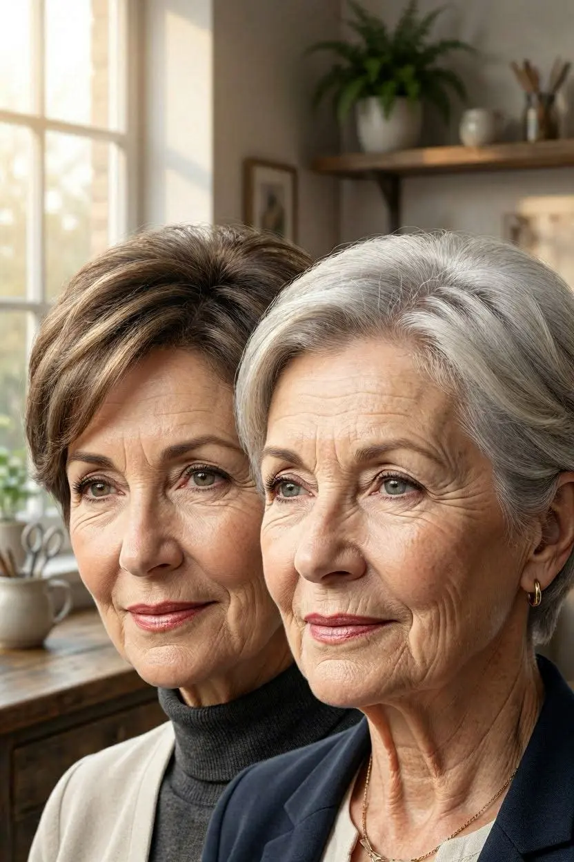Short Hairstyles for Women Over 50
