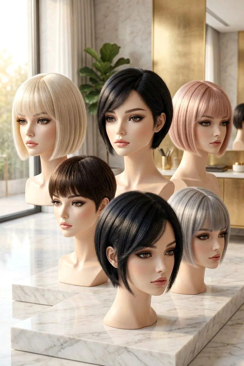 Short Straight Hairstyles