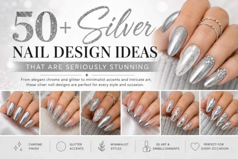 Silver Nail Design Ideas