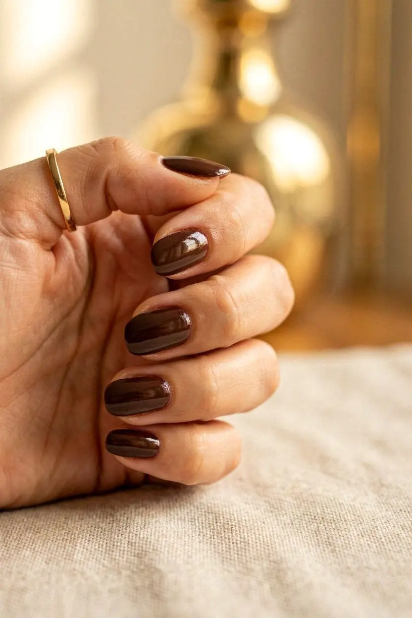 50+ Brown Nail Designs Trending in 2026 3 Simple Brown Nail Designs for Everyday Wear