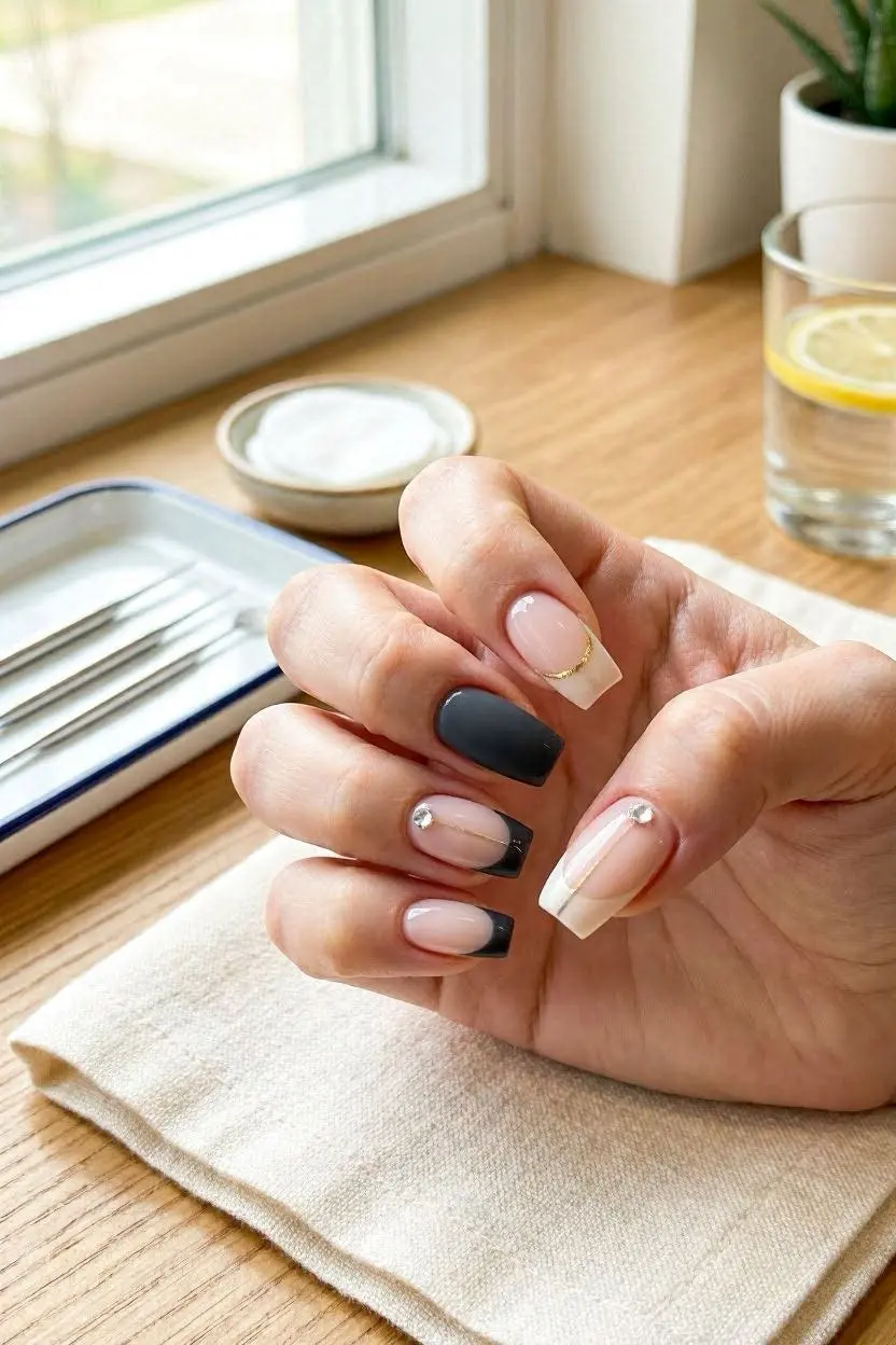 100+ Simple Nail Designs for 2026: Trendy & Easy 19 Simple Coffin Nail Designs