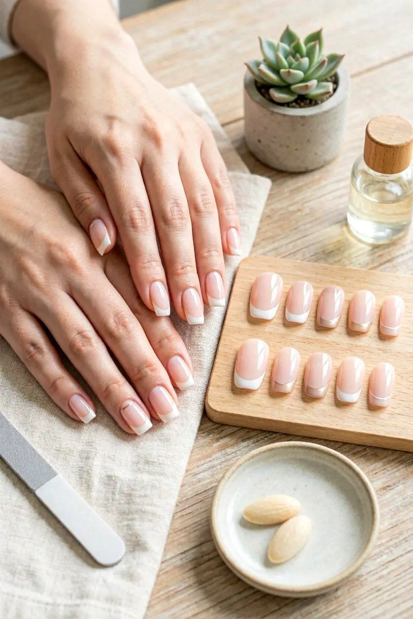 100+ Simple Nail Designs for 2026: Trendy & Easy 4 Simple French Tip Nail Designs