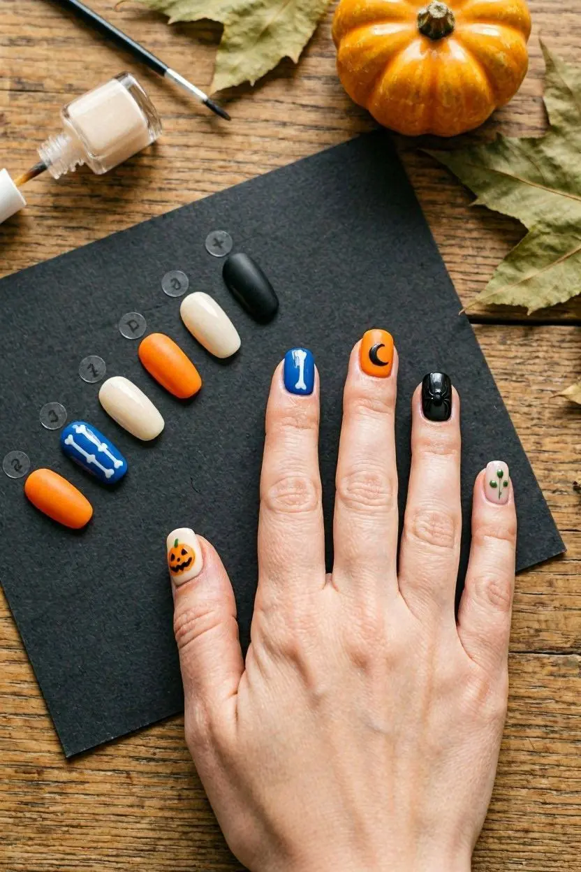 100+ Simple Nail Designs for 2026: Trendy & Easy 18 Simple Halloween Nail Designs