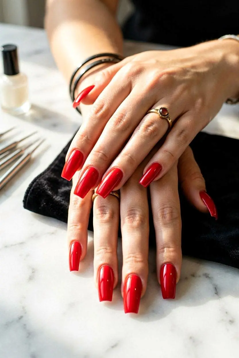 Simple Long Nail Designs