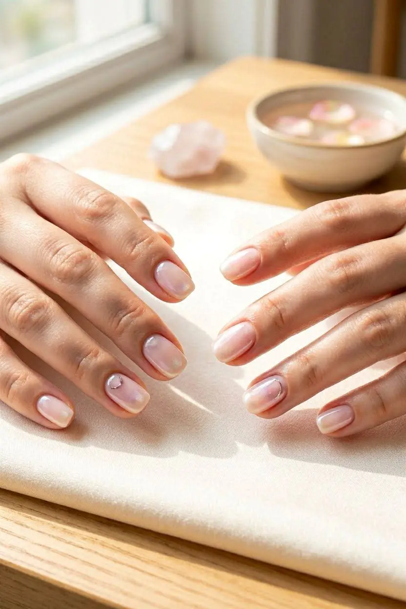 100+ Simple Nail Designs for 2026: Trendy & Easy 24 Simple nail design Pink Aura