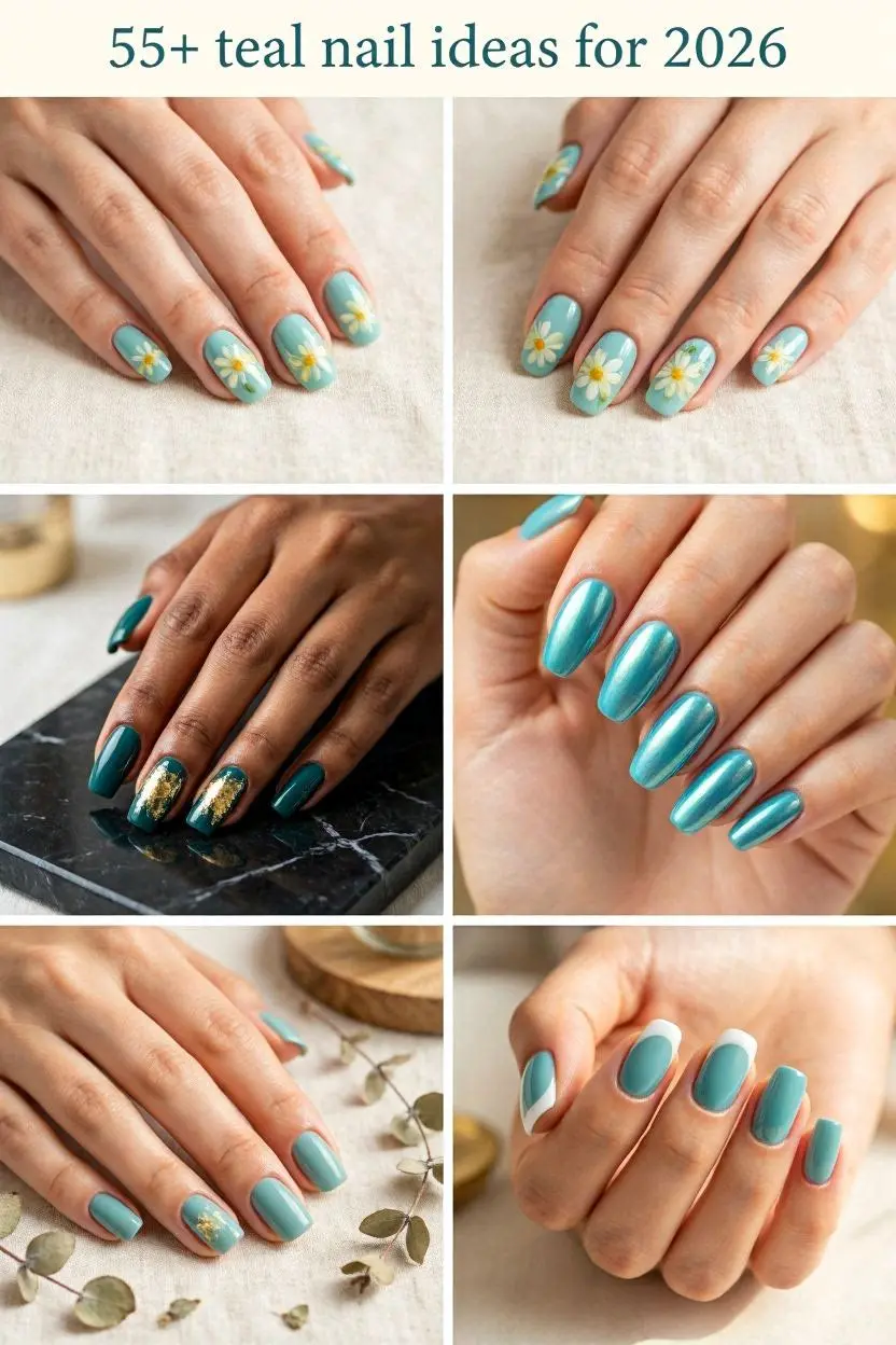 Teal Nails by Season & Occasion
