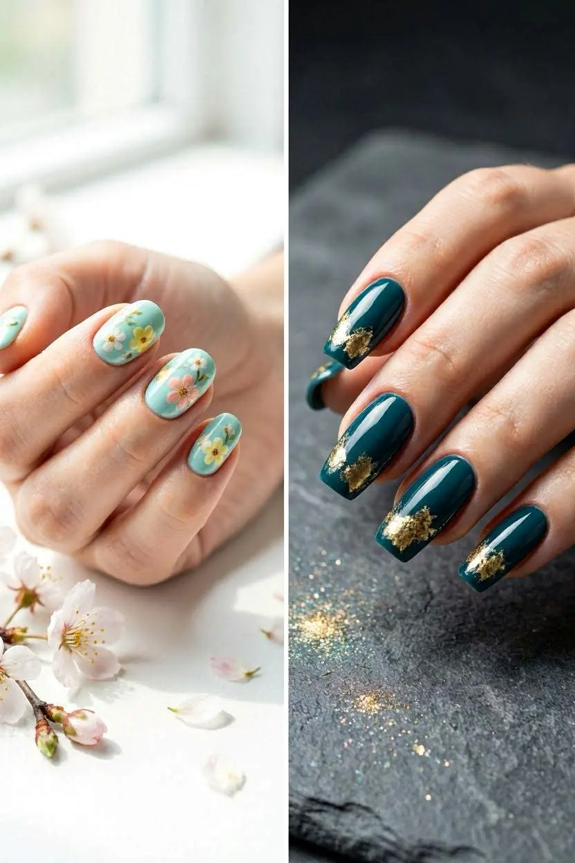 Teal Nails for Every Skin Tone