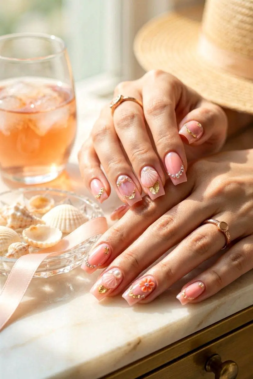Trendy Summer Pink Nail Designs