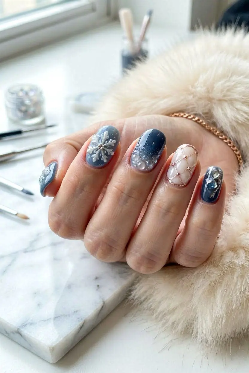 Trendy Winter Nail Designs
