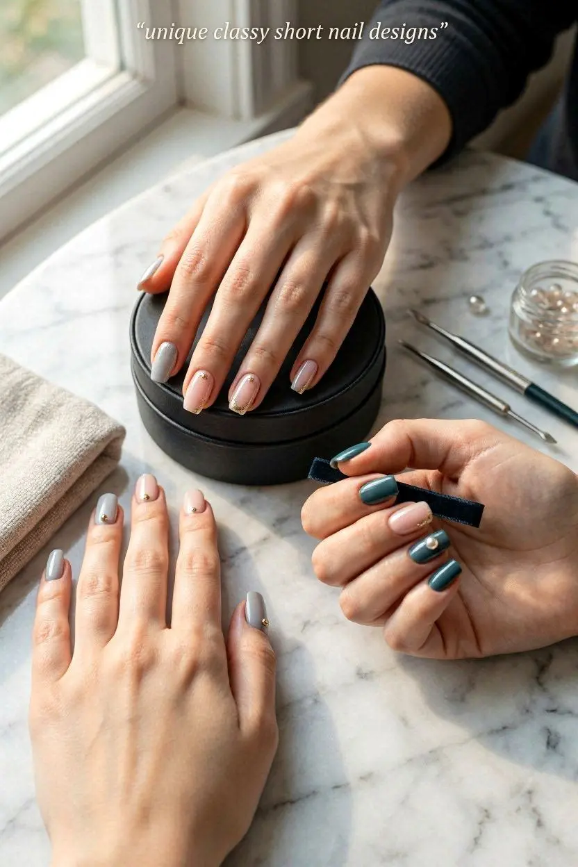 Classy Nail Designs: 75+ Elegant Ideas for Every Shape, Season & Style in 2026 19 Unique Classy Short Nail Designs