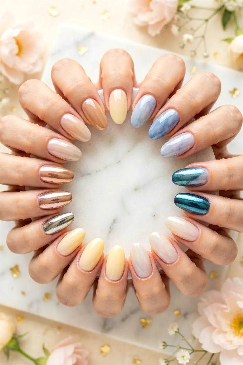 What the Most Viral Medium Nail Designs 