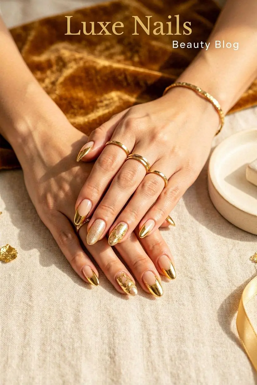 What's Trending in Gold Nails for 2026