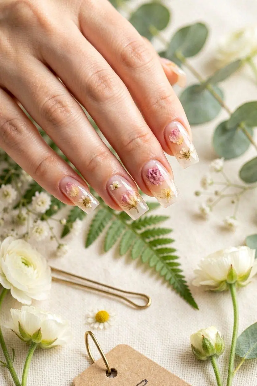 classy square nail designs