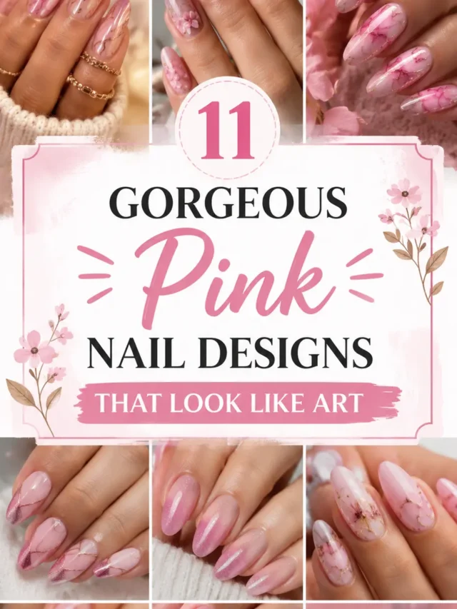 11 Gorgeous Pink Nail Designs That Look Like Art