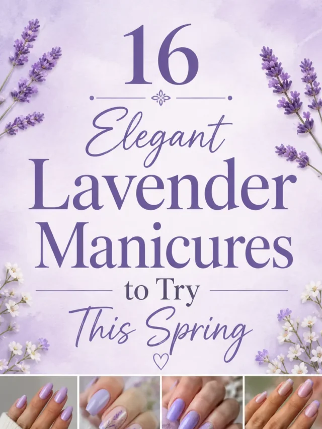 16 Elegant Lavender Manicures to Try This Spring