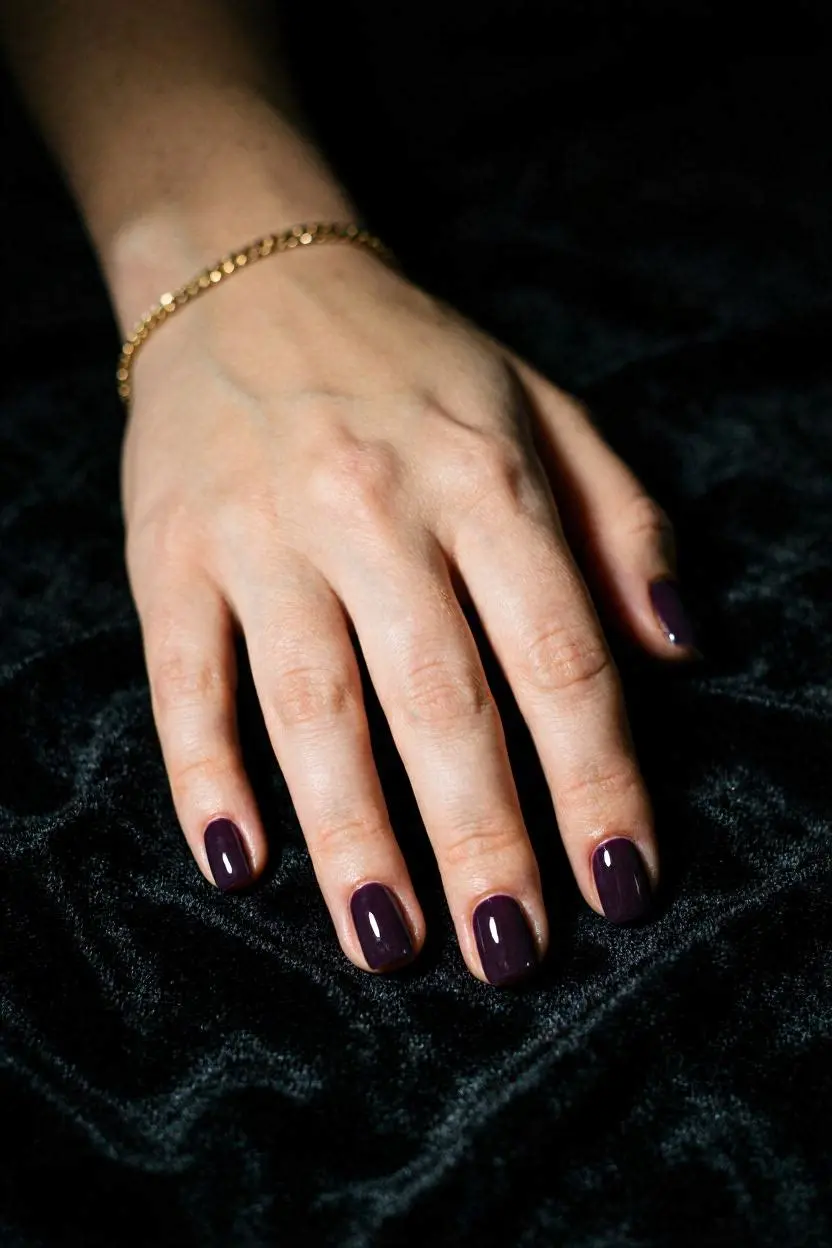 cute short square nail designs
