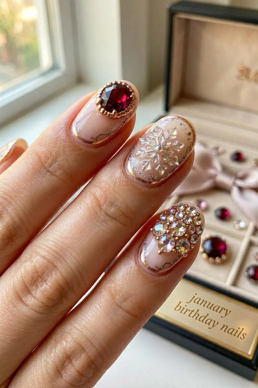january birthday nails
