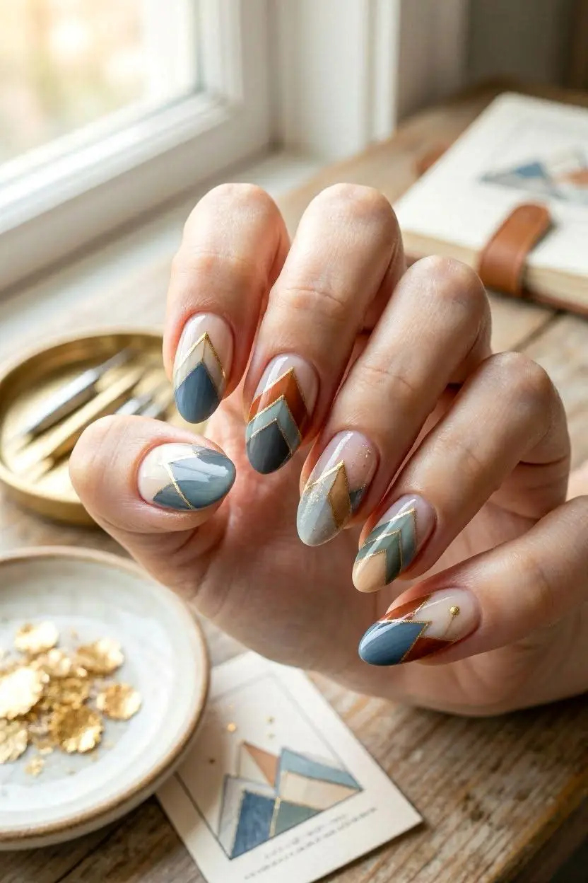 medium mountain peak nails